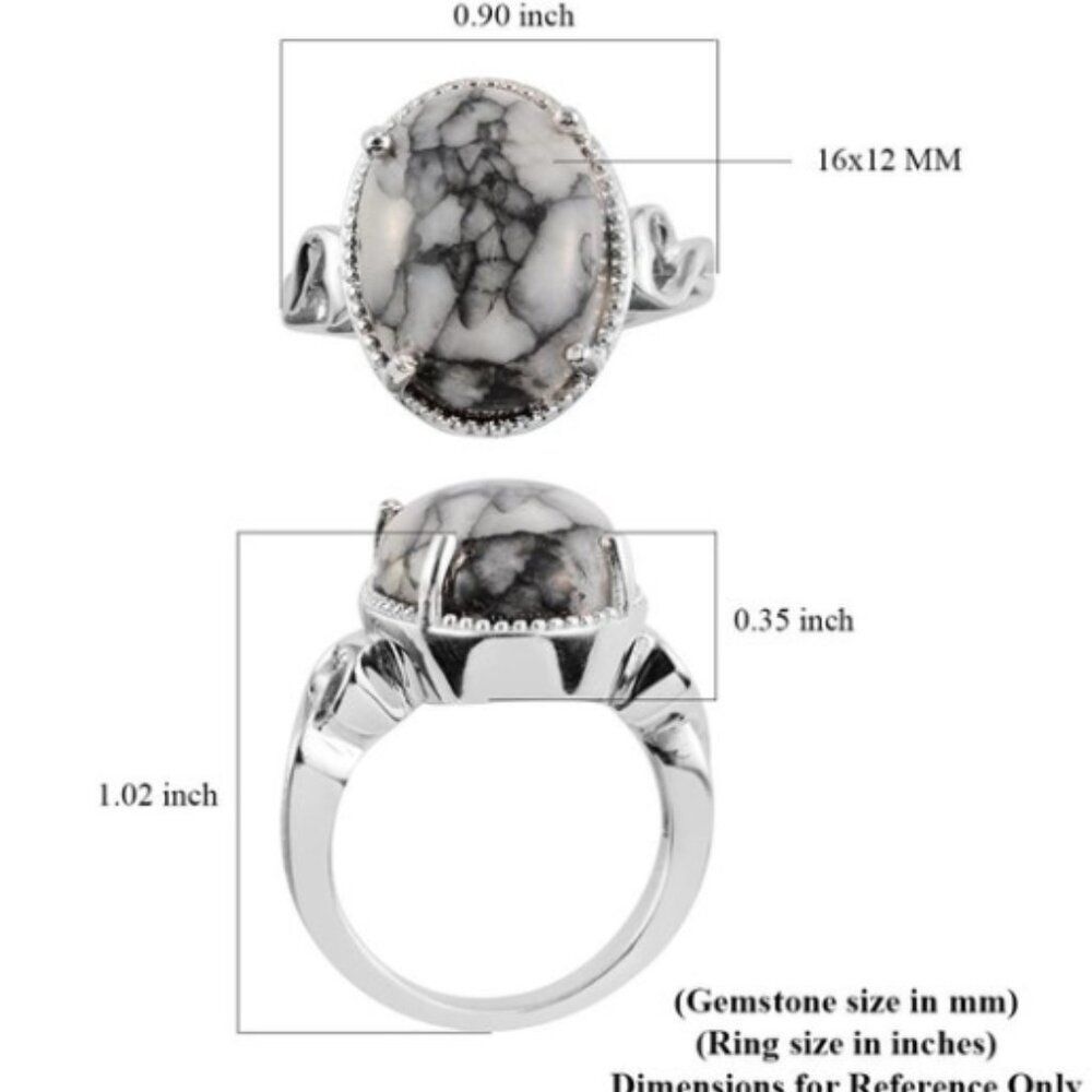 Austrian Pinolith Solitaire Ring - Picture 8 of 10